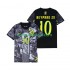 Camisola Brasil Neymar JR 10 Cheist the Redeemer Homem Equipamento Primeiro 2024 Manga Curta